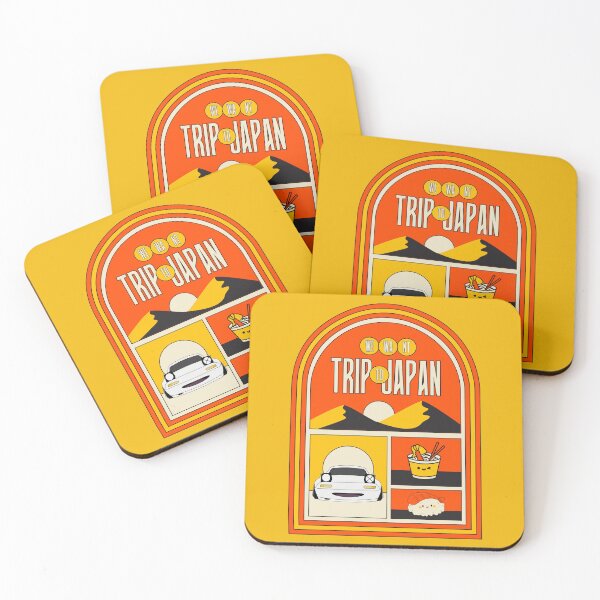 Item preview, Trip to Japan Retro Kawaii Food and Vintage Car designed and sold by FaizArtShop.