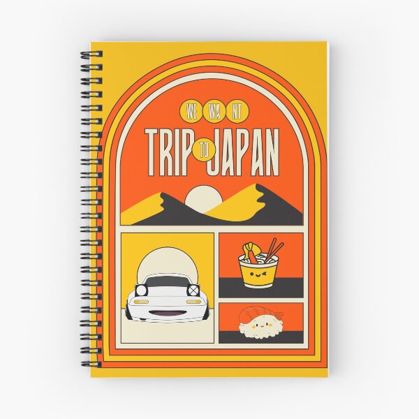 Item preview, Trip to Japan Retro Kawaii Food and Vintage Car designed and sold by FaizArtShop.