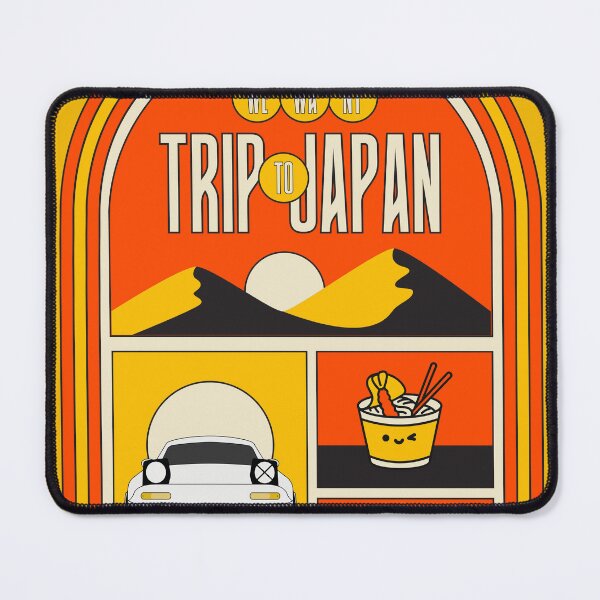 Item preview, Trip to Japan Retro Kawaii Food and Vintage Car designed and sold by FaizArtShop.
