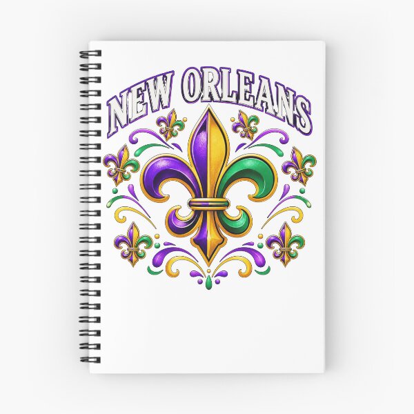 Item preview, New Orleans Fleur-de-Lis Mardi Gras designed and sold by WHConwayDesigns.