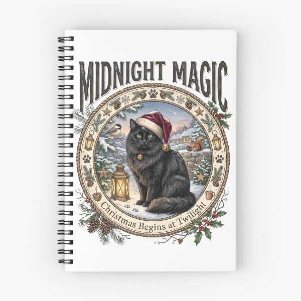 Item preview, Christmas Black Cat designed and sold by Roy & Tiffany.