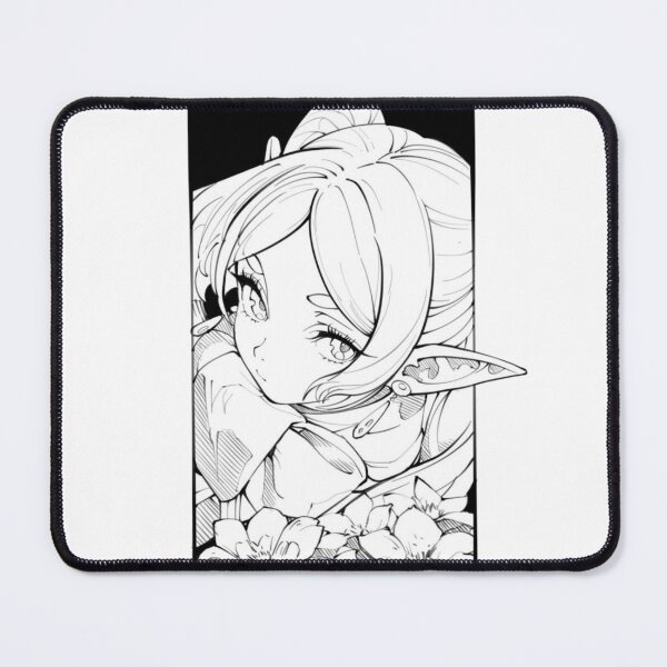 Item preview, Frieren Beyond Journeys End - Pannel Black n White designed and sold by TheStickLab.
