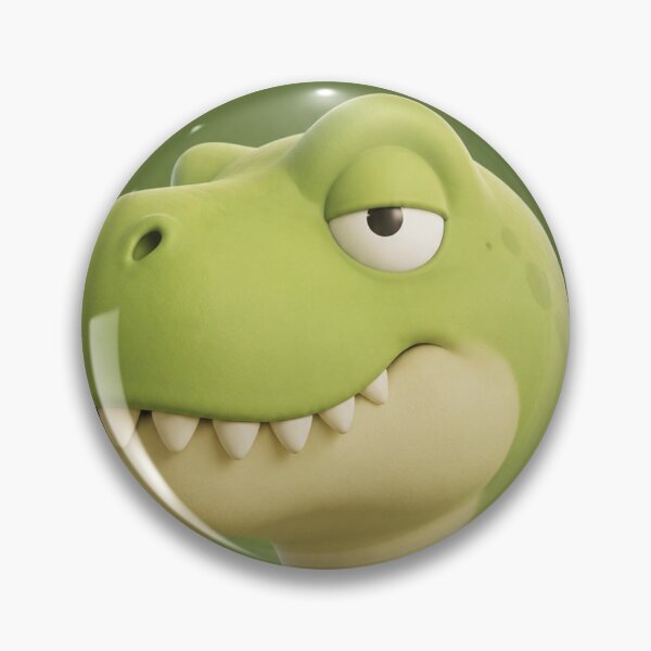Item preview, Kawaii Green T Rex with Attitude designed and sold by VoxelEstudi0nic.