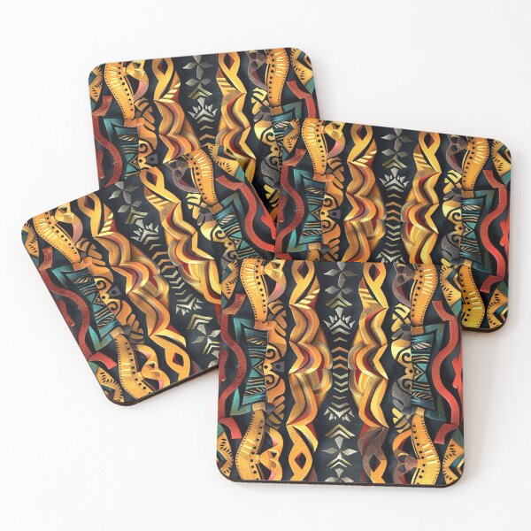 Item preview, African-Style Ornate Design Pattern In Exotic Colors designed and sold by DEC02.
