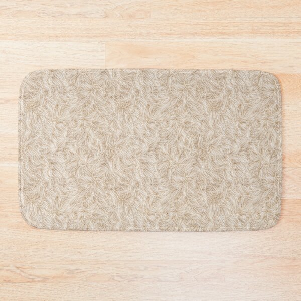 Item preview, Ivory Shaggy Faux Fur Texture Pattern designed and sold by Tammy Marie Russell.