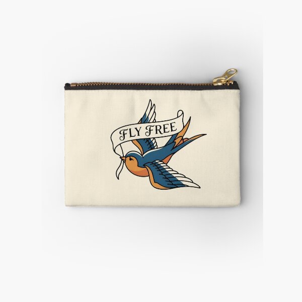 Item preview, FLY FREE - Vintage Swallow Bird American Traditional designed and sold by Zazz Lee.