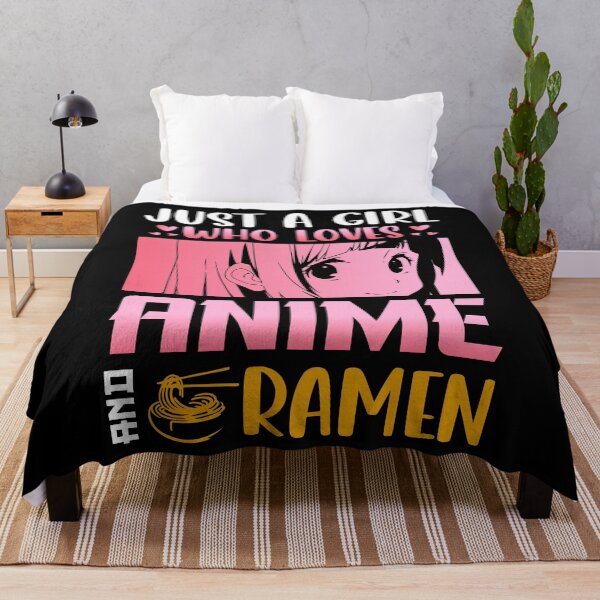 Item preview, Just A Girl Who Loves Anime & Ramen designed and sold by bella-rosa87.