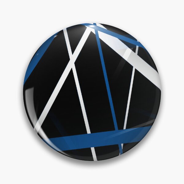 Item preview, Urban Geometry Black White Blue designed and sold by taiche.