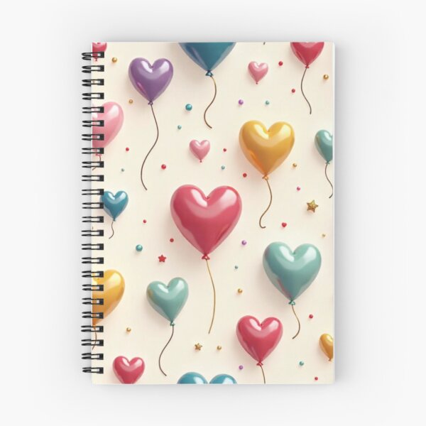Item preview, Colorful Heart Balloon Celebration Pattern designed and sold by PrincessJStudio.
