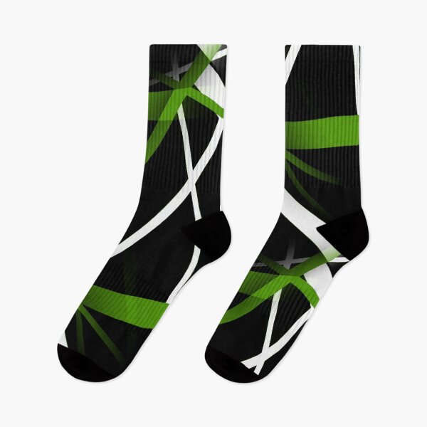 Item preview, Urban Geometry Black White Grass-Green designed and sold by taiche.