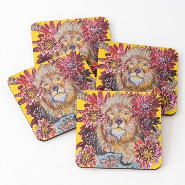 Item preview, Lion, Butterfly, Chrysanthemums Color 11 designed and sold by nastiaart.