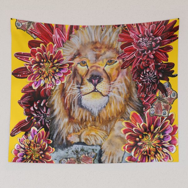 Item preview, Lion, Butterfly, Chrysanthemums Color 11 designed and sold by nastiaart.