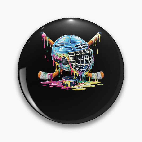 Item preview, Hockey Drip Art - Rainbow Splash Hockey Shirt designed and sold by ayion.