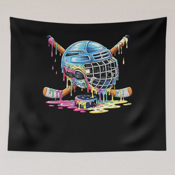 Item preview, Hockey Drip Art - Rainbow Splash Hockey Shirt designed and sold by ayion.