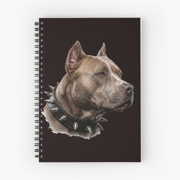 Item preview, Fierce Pitbull with Spiked Collar Graphic Art designed and sold by Angry Bunny Clinic.