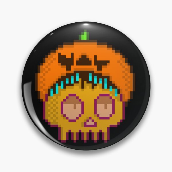 Item preview, Tired Skull Wearing Pumpkin Hat Retro designed and sold by RetroRlx.