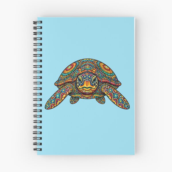 Item preview, Friendly Sea Turtle Face | Colorful Ocean Animal Art designed and sold by Zaru Art Studio.