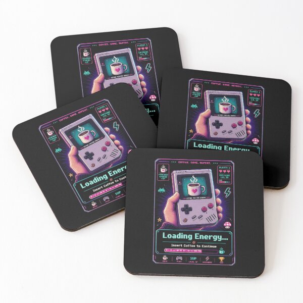 Artikelvorschau, Ladeenergie Retro Game Boy Kaffeekunst entworfen und verkauft von StudioCnr.