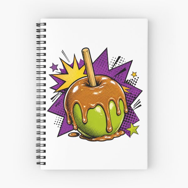 Item preview, Pop Art Caramel Apple | Retro Halloween Candy | Vintage Comic Style Illustration designed and sold by Rewind Society.