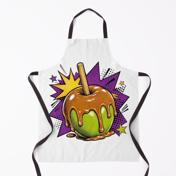 Item preview, Pop Art Caramel Apple | Retro Halloween Candy | Vintage Comic Style Illustration designed and sold by Rewind Society.