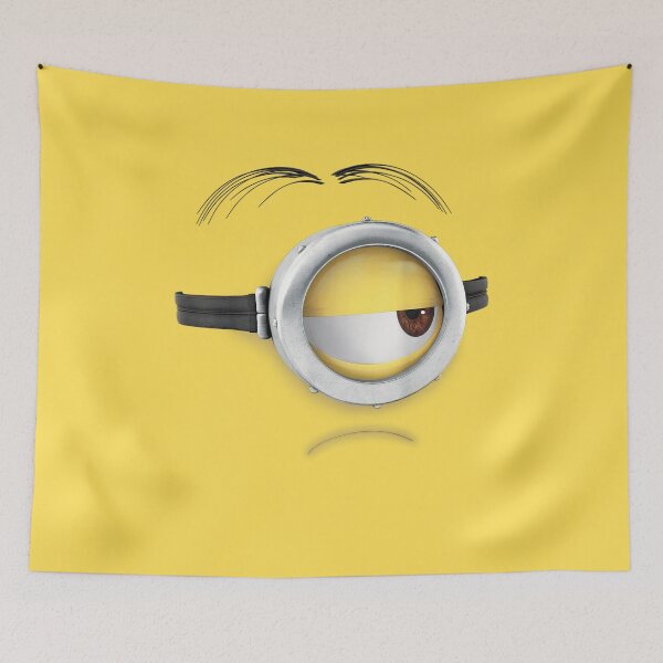 Item preview, Despicable Me Minions Stuart Side Glance One Eye Face Cartoon Graphic T-Shirt designed and sold by Zumbiavia.