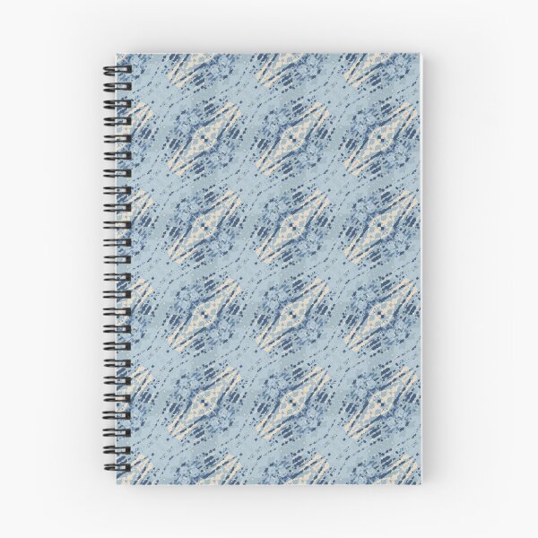 Item preview, Painterly Indigo Geometric Pattern  designed and sold by DesignsbyPheby.