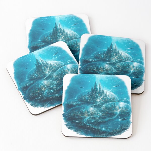Item preview, Underwater Future City designed and sold by creativezoneco.