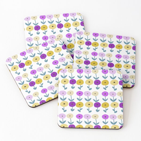 Item preview, Spring Garden Flowers Elegant Royal Purple Gold designed and sold by Designs by Sara Felton.