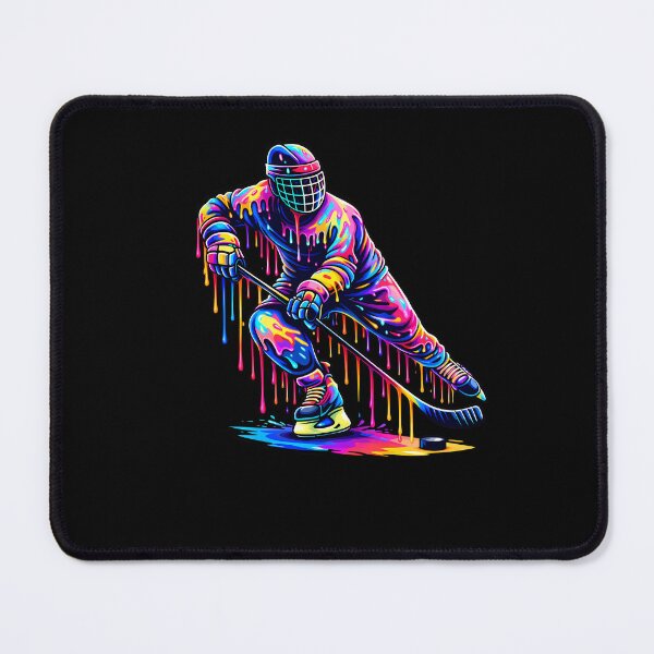 Item preview, Hockey Drip Art - Rainbow Splash Hockey Shirt Gift for Son Husband designed and sold by ayion.