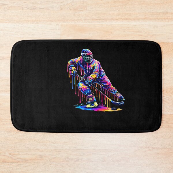 Item preview, Hockey Drip Art - Rainbow Splash Hockey Shirt Gift for Son Husband designed and sold by ayion.