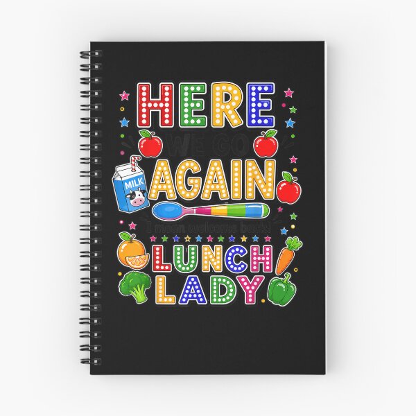 Item preview, Here We Go Again I Mean Welcome Back Lunch Lady Cafeteria designed and sold by Juansustait.