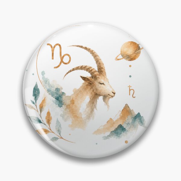 Item preview, Capricorn Watercolor Zodiac Spirit designed and sold by NucciCollective.