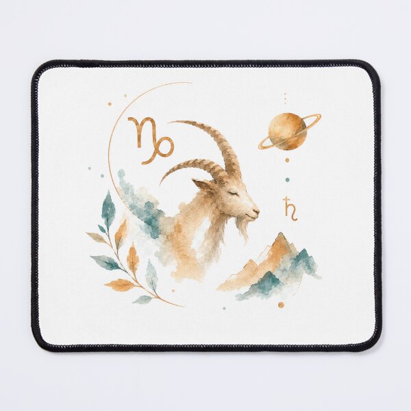 Item preview, Capricorn Watercolor Zodiac Spirit designed and sold by NucciCollective.
