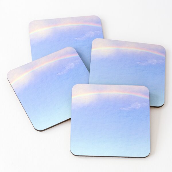 Item preview, Dreamy Pastel Rainbow Sky | Soft Aesthetic Nature Photography | Minimal Rainbow Wall Art | Colourful Cloudscape designed and sold by NicoleBellal.