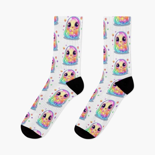 Item preview, Adorable Jelly Bean Monster | Funny Candy Creature Sticker designed and sold by Stylestickers55.