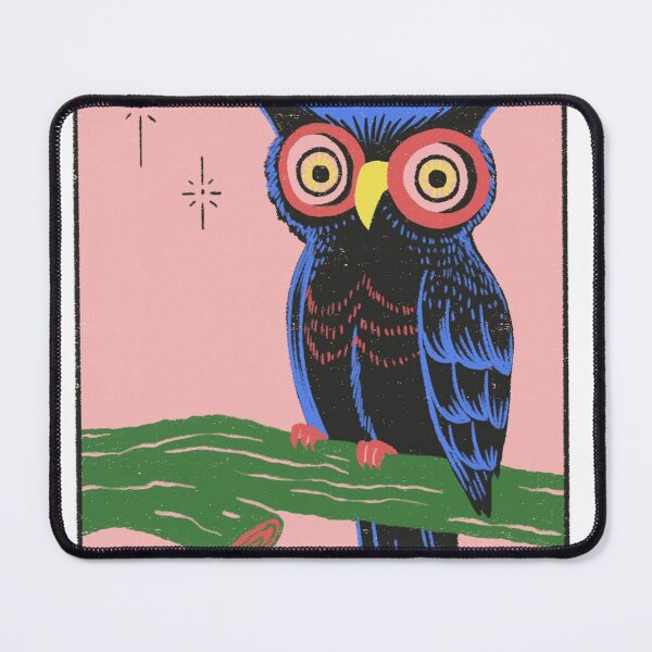Item preview, Abstract University of Missouri-St Louis Owl Design designed and sold by Rishstrethphoto.