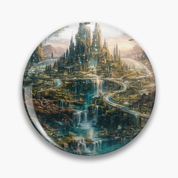 Item preview, Bioluminescent Future City designed and sold by creativezoneco.