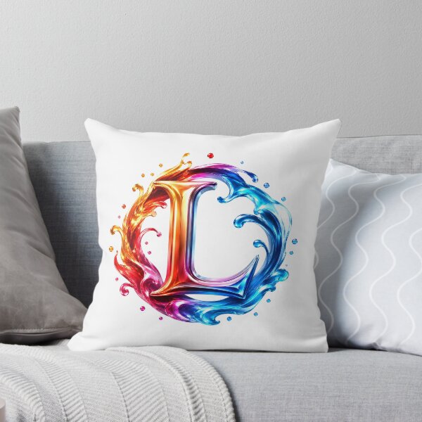 Item preview, AquaFlare Chromaflow Letter L designed and sold by BlissBlvdShop.