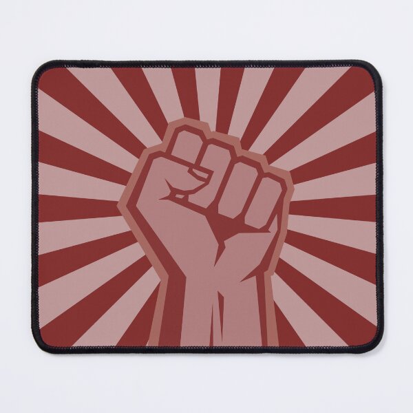 Item preview, Bold raised fist symbol on a vintage sunburst background representing strength, solidarity, resistance, empowerment, and social justice. designed and sold by maewjpho.