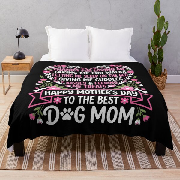 Item preview, Happy Mother's Day Best Dog Mom Floral Heart designed and sold by SiarheiYur.