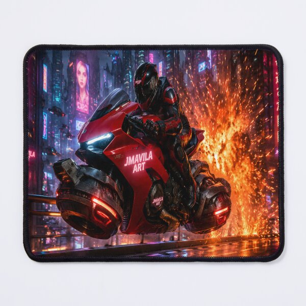 Item preview, Sci-Fi Cybernetic Warrior Armor motorbike 800c.c. designed and sold by JMAVILA ART.