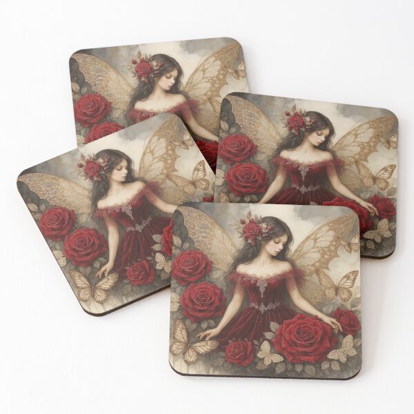 Item preview, The Red Filigree Fairy of Roses designed and sold by EdicrisR.