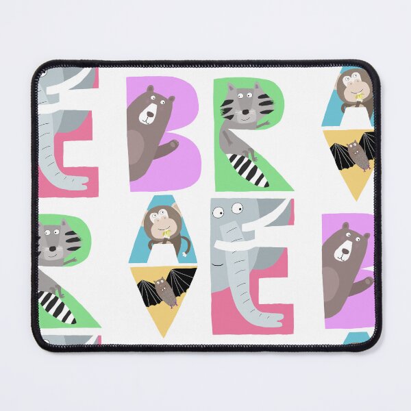 Item preview, Brave! Illustrated Alphabet Animals designed and sold by Carla Daly.