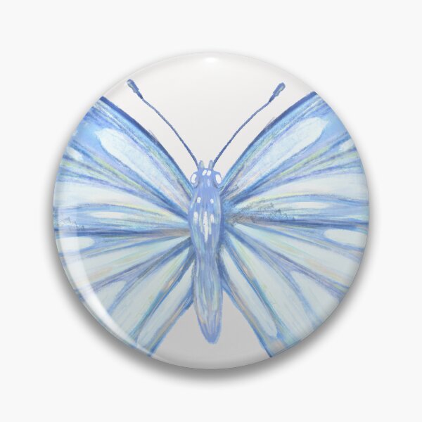 Item preview, Dreamy Blue Butterfly | Pastel Butterfly Illustration | Whimsical Nature Art | Soft Aesthetic Wall Art | Delicate Butterfly Design designed and sold by NicoleBellal.