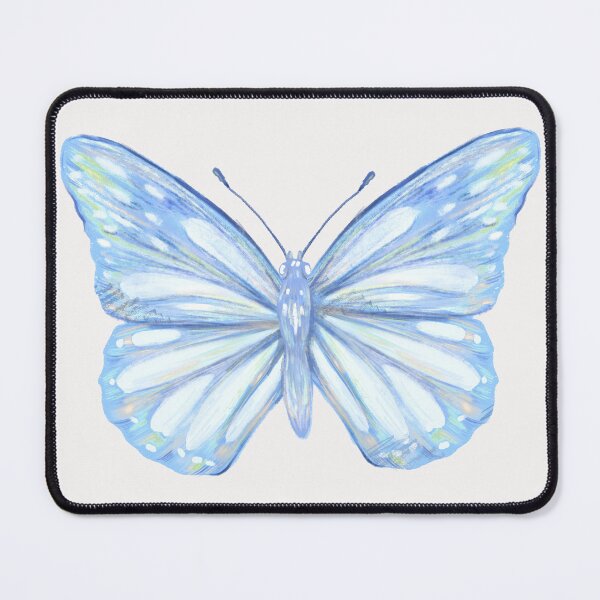 Item preview, Dreamy Blue Butterfly | Pastel Butterfly Illustration | Whimsical Nature Art | Soft Aesthetic Wall Art | Delicate Butterfly Design designed and sold by NicoleBellal.