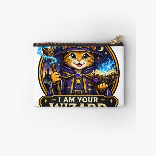 Item preview, Cute Cat Wizard designed and sold by ZiemSynd.
