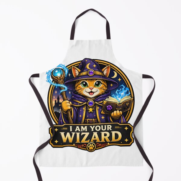 Item preview, Cute Cat Wizard designed and sold by ZiemSynd.