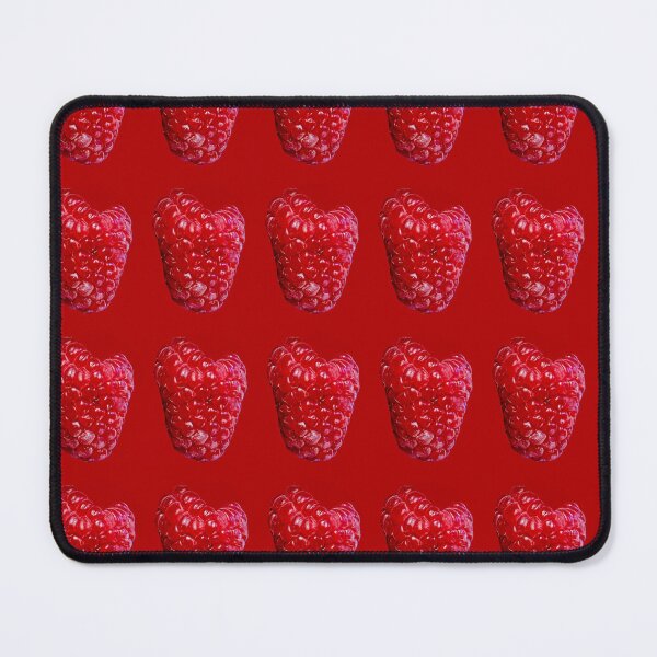 Item preview, Raspberry on red background designed and sold by happytraveller1.