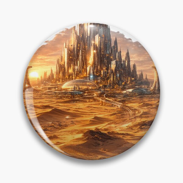 Item preview, Desert Future City designed and sold by creativezoneco.