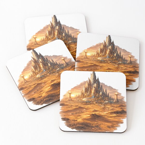 Item preview, Desert Future City designed and sold by creativezoneco.